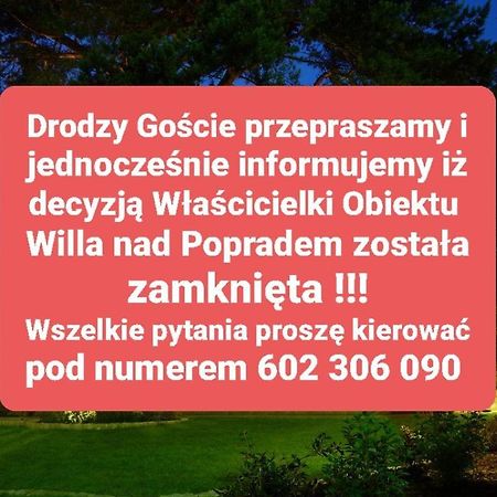 Piwniczna-Zdroj Willa Nad Popradem Bed & Breakfast エクステリア 写真